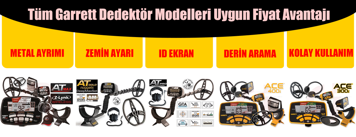 Garrett dedektör, garrett dedektör fiyatları,